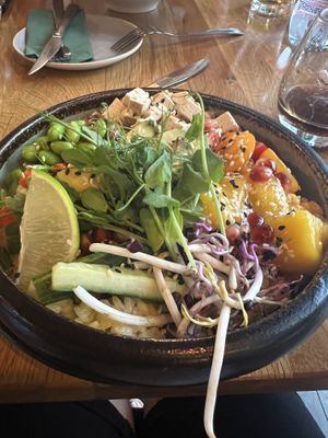 Poke bawl  at Vegan Garden Budapest in Budapest