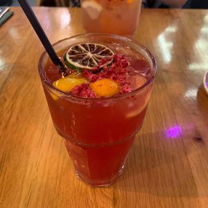 Sour Cherry Lemonade (sugar free) (0,5L) 1.990 Ft at Vegan Garden Budapest in Budapest