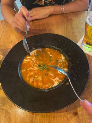 Goulash at Vegan Garden Budapest in Budapest