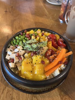 Good mixture but the rice was disappointing   at Vegan Garden Budapest in Budapest