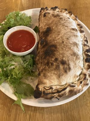 Calzone   at Vegan Garden Budapest in Budapest