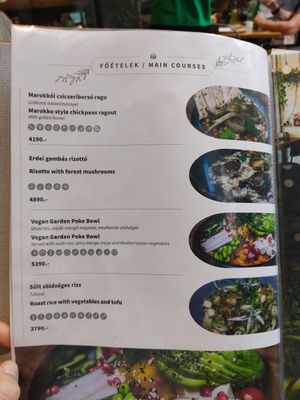  at Vegan Garden Budapest in Budapest