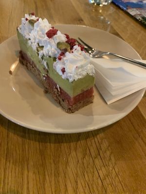 Vegan cake   at Vegan Garden Budapest in Budapest