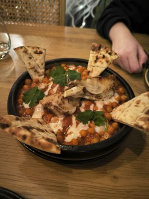 Moroko style cheakpeas ragout at Vegan Garden Budapest in Budapest