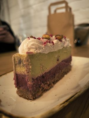 Mouse de pistacho at Vegan Garden Budapest in Budapest