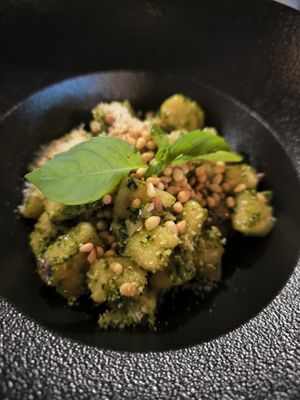 Gnochis at Vegan Garden Budapest in Budapest