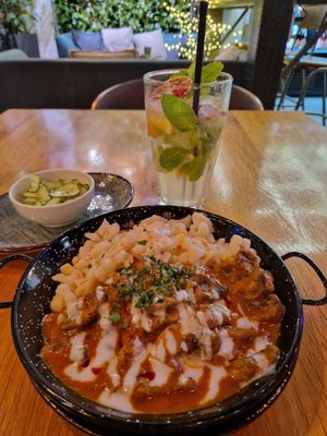 Mushroom Paprikash at Vegan Garden Budapest in Budapest