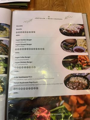   at Vegan Garden Budapest in Budapest