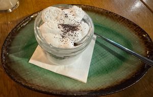 Poppy seed bread puddingg  at Vegan Garden Budapest in Budapest