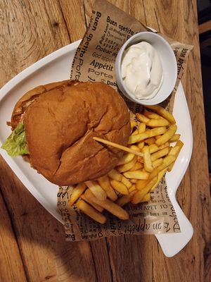 Vegan Garden Burger at Vegan Garden Budapest in Budapest