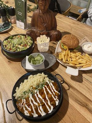 Our #Veganuary celebratory meals #Veganuary at Vegan Garden Budapest in Budapest