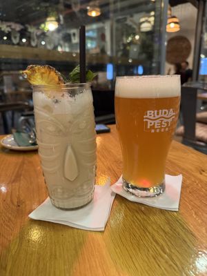 Pins Colada & IPA   at Vegan Garden Budapest in Budapest