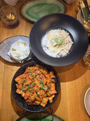 Mains, mushroom pappardelle, Vg brassoi stew   at Vegan Garden Budapest in Budapest