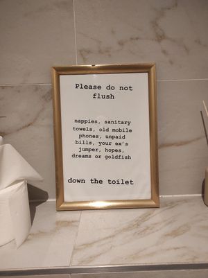 Bathroom at Vegan Garden Budapest in Budapest