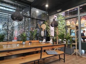 Inside room at Vegan Garden Budapest in Budapest