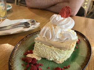Cream cake   at Vegan Garden Budapest in Budapest