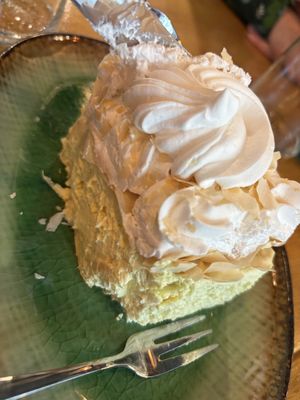 Dessert. This was enough for four of us and apparently is similar to a Hungarian desert    at Vegan Garden Budapest in Budapest