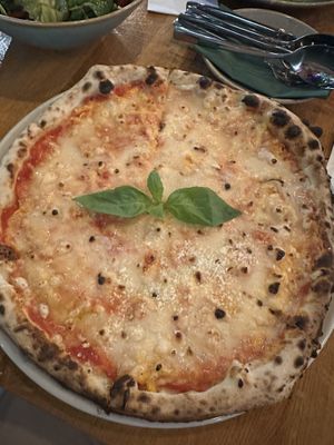 4 cheese pizza  at Vegan Garden Budapest in Budapest