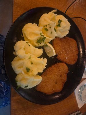 Vienna "schnitzel" at Vegan Garden Budapest in Budapest