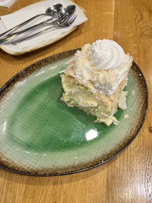 Cream cake - krémes   at Vegan Garden Budapest in Budapest