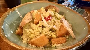 Caesar salad  at Vegan Garden Budapest in Budapest