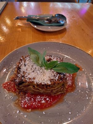Lentil Lasagna at Vegan Garden Budapest in Budapest
