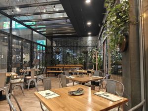 Interior at Vegan Garden Budapest in Budapest