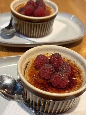 Créme brûlée   at Vegan Garden Budapest in Budapest
