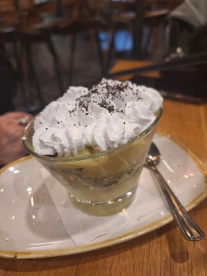 Poppy seed dessert at Vegan Garden Budapest in Budapest