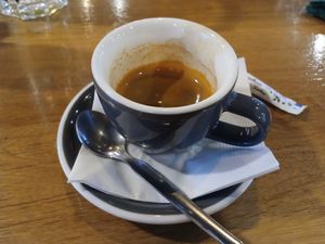 Espresso at Vegan Garden Budapest in Budapest