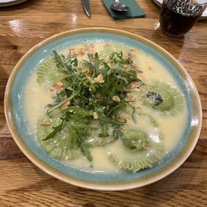 Ravioli  at Vegan Garden Budapest in Budapest