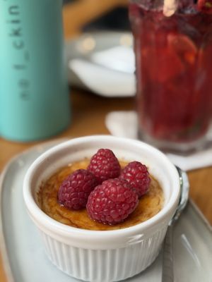 Crème brûlée   at Vegan Garden Budapest in Budapest