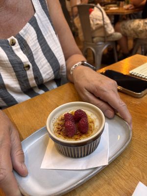Crème brûlée   at Vegan Garden Budapest in Budapest