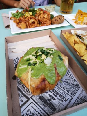 Chimichanga at Vegan Garden Budapest in Budapest