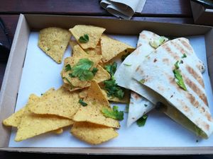 Gourmet quesadilla / Vexicana at Vegan Garden Budapest in Budapest