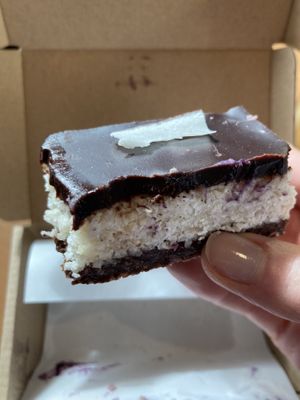 Coconut and chocolate cake   at Épique in Munich