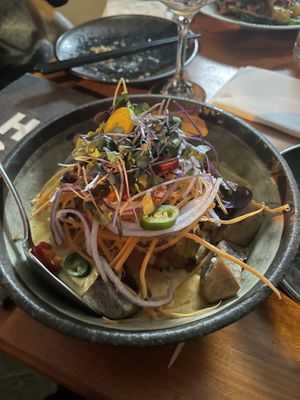 Tofu curry  at Hochi Mama in Richmond