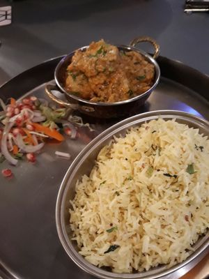 This is potato cooked in a charcoal pit amazing #Veganuary at Kitchen Chronicles in Stockport