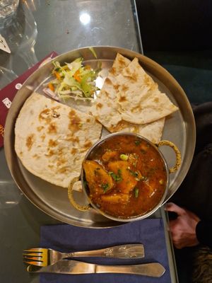 Also Baingan (vegan) at Kitchen Chronicles in Stockport