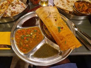 Masala Dosa (vegan) at Kitchen Chronicles in Stockport