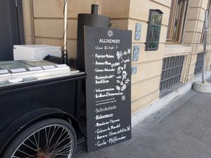 Ice cream cart at Alchemist in Basel