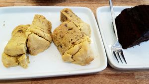 pumpkin muffin at Fortunate Coffee - 씽푸커피 in Ansan