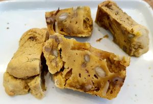 pumpkin muffin - close-up at Fortunate Coffee - 씽푸커피 in Ansan