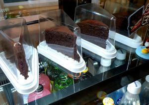 chocolate cake at Fortunate Coffee - 씽푸커피 in Ansan
