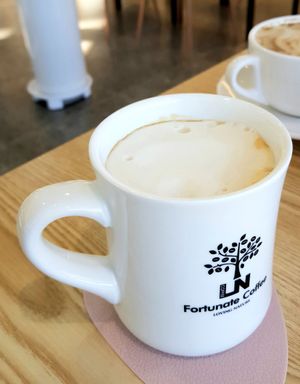 Black sugar latte 흑당라떼 at Fortunate Coffee - 씽푸커피 in Ansan