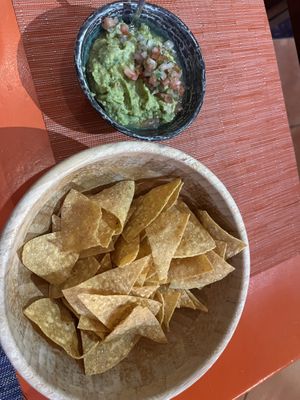 Totopos sin queso  at La Lupe Cantina in Lanzarote