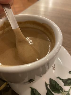 The texture of this milk is weird. Didn’t drink it.   at daTerra in Faro