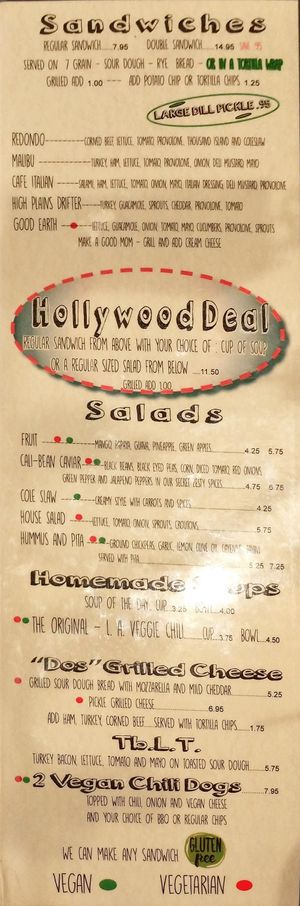 6/27/21 Menu Page 3/4 at L.A. Cafe in Waterford