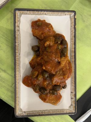 Seitan "alla pizzaiola"  at Magn'etico Osteria Bio & Veg in Borgo San Lorenzo