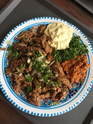 shawarma at Bistro Habibi in Prague